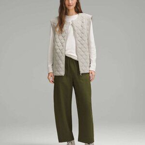 Lululemon Pants‎ Womens 12 Green Lightweight MR Mid Rise Barrel Leg Crop
